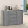 Image de Buffet Sonoma gris 88x30x65 cm Bois d ingénierie