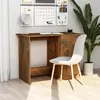 Image de vidaXL Bureau Chêne fumé 100x50x76 cm Bois d'ingénierie