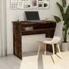 Image de vidaXL Bureau Chêne fumé 90x50x74 cm Bois d'ingénierie