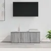 Image de Meuble TV Sonoma gris 80x34x30 cm Bois d ingénierie