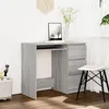 Image de vidaXL Bureau Sonoma gris 90x45x76 cm Bois d'ingénierie