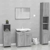 Image de Meubles de salle de bain Sonoma gris Bois d ingénierie