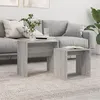 Image de vidaXL Tables basses gigognes 2 pcs sonoma gris bois d'ingénierie815541