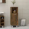 Image de vidaXL Armoire de bain Chêne fumé 30x30x95 cm Bois d'ingénierie815606
