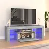 Image de Meuble TV avec lumières LED sonoma gris 120x35x40 cm