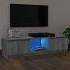 Image de Meuble TV avec lumières LED sonoma gris 120x30x35,5 cm