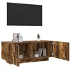 Image de vidaXL Meuble TV Chêne fumé 100x35x40 cm Bois d'ingénierie815717