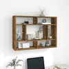 Image de vidaXL Wandschap 75x16x55 cm bewerkt hout gerookt eikenkleurig815843