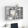 Image de vidaXL Wandschap 75x16x55 cm bewerkt hout grijs sonoma eikenkleurig815844