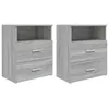 Image de vidaXL Tables de chevet 2 pcs Sonoma gris 50x32x60 cm815861