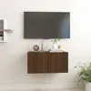 Image de vidaXL Armoire TV suspendue Chêne marron 60x30x30 cm Bois d'ingénierie815873