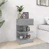 Image de Tables de chevet 2 pcs Sonoma gris 40x35x65cm Bois d ingénierie