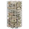 Image de vidaXL Gabion paal rond à 30x50 cm gegalvaniseerd staal152011