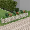 Image de vidaXL Gabion plantenbak verhoogd 400x50x50 cm gegalvaniseerd ijzer152028