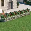 Image de Vidaxl Jardinière Surélevée Gabion en Fer Galvanisé 600X100X50 Cm