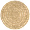 Image de vidaXL Vloerkleed handgemaakt 210 cm gevlochten jute343612