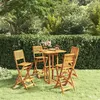 Image de vidaXL 5-delige Tuinbarset massief acaciahout 3104962