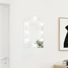 Image de vidaXL Spiegel met LED-verlichting boog 60x40 cm glas3102976