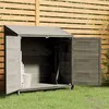 Image de 152184 vidaXL Remise de jardin Anthracite 102x52x112 cm Bois de sapin solide