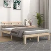 Image de Cadre de lit sans matelas 140x190 cm
