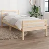 Image de vidaXL Bedframe massief hout 100x200 cm814809