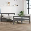 Image de vidaXL Bedframe massief hout grijs 120x200 cm814816