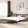 Image de vidaXL Bedframe massief hout grijs 150x200 cm814891
