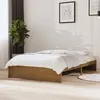 Image de vidaXL Bedframe massief hout honingbruin 120x190 cm814922