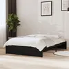 Image de vidaXL Bedframe massief hout zwart 120x190 cm814923