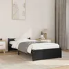 Image de vidaXL Bedframe massief hout zwart 90x200 cm815033