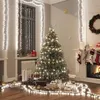 Image de Guirlande lumineuse à LED groupées 2000 LED Blanc froid 17m PVC