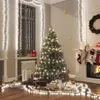 Image de vidaXL Guirlande Lumineuse à LED Groupées 3000 LED Décoration de Noël Ornement de Vacances Décoration de Fête Extérieur Blanc Froid 23 m PVC