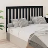 Image de vidaXL Hoofdbord 166x6x101 cm massief grenenhout zwart818534