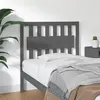 Image de vidaXL Hoofdbord 95,5x4x100 cm massief grenenhout grijs818552