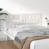 Image de Tête de lit Blanc 145,5x4x100 cm Bois massif de pin