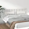 Image de Tête de lit Blanc 185,5x4x100 cm Bois massif de pin