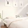 Image de Tête de lit blanc 205,5x4x100 cm bois massif de pin