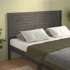 Image de vidaXL Hoofdbord 126x4x100 cm massief grenenhout grijs819012