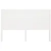 Image de vidaXL Tête de lit Blanc 146x4x100 cm Bois massif de pin