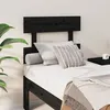 Image de vidaXL Hoofdbord 103,5x3x81 cm massief grenenhout zwart819059