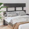 Image de vidaXL Hoofdbord 124x3x81 cm massief grenenhout grijs819062