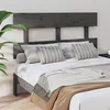Image de vidaXL Hoofdbord 138x3x81 cm massief grenenhout grijs819067