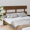 Image de vidaXL Hoofdbord 154x3x81 cm massief grenenhout honingbruin819078