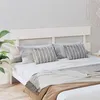 Image de vidaXL Hoofdbord 184x3x81 cm massief grenenhout wit819086