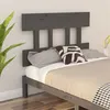 Image de vidaXL Hoofdbord 103,5x3x81 cm massief grenenhout grijs819107