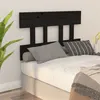 Image de vidaXL Hoofdbord 103,5x3x81 cm massief grenenhout zwart819109