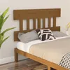 Image de vidaXL Hoofdbord 123,5x3x81 cm massief grenenhout honingbruin819113