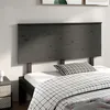 Image de Tête de lit Gris 144x6x82,5 cm Bois massif de pin