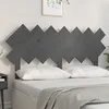 Image de Tête de lit Gris 141x3x80,5 cm Bois massif de pin