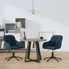 Image de Lot de 2 chaise vidaxl interieur non pliable H. 72 cm en plastique bleu